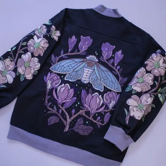 [COTTON TWILL JACKET] Cicada Symphony