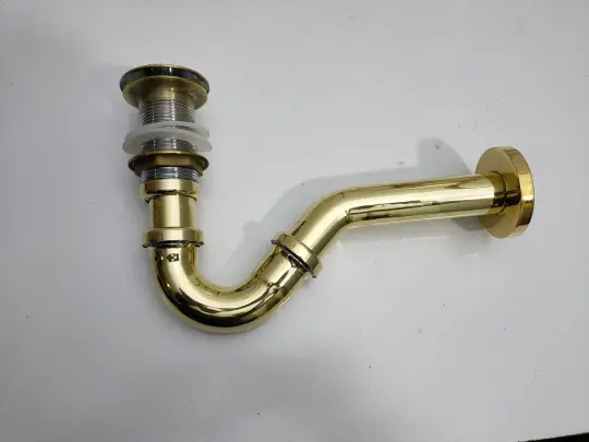 Unlacquered Brass P-Trap