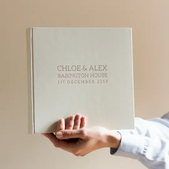 Beautifully Personalised Wedding Memory Book