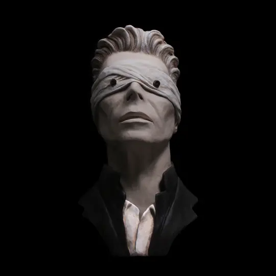 David Bowie 'The Blind Prophet'- Full Head + Bust Sculpture