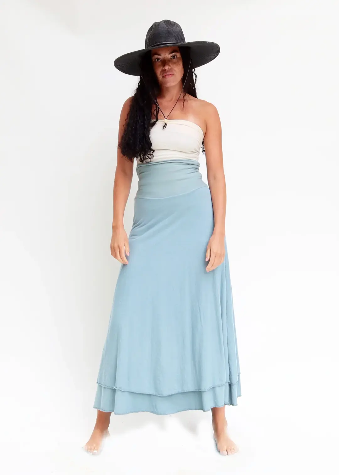 Double Layer Ojai Long Skirt