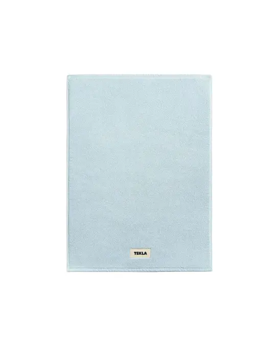 Tekla Terry Bath Mat Sky Blue