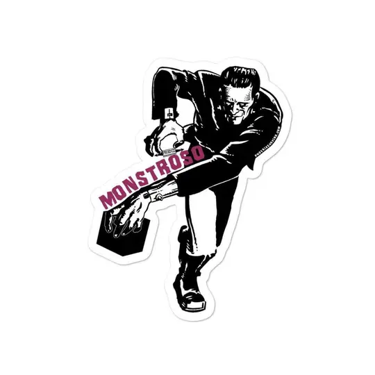 Monstroso Vinyl Bubble-Free Stickers | Available in 3 Sizes