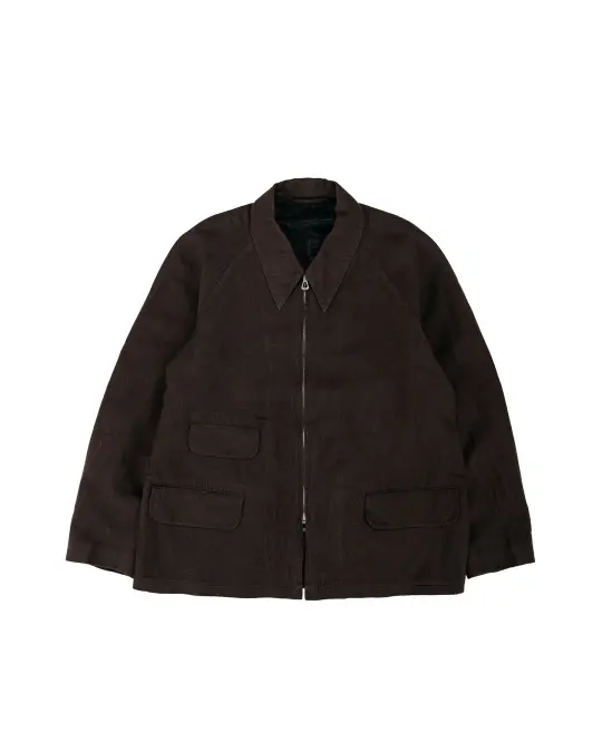 MotivMfg Bergman Mac Jacket Wool Linen Crepe/Espresso