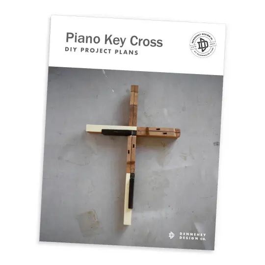 Piano Key Cross Project Plans