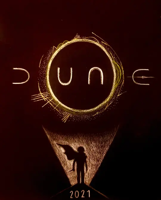 “My road leads into the desert.” DUNE: PART ONE Art Print