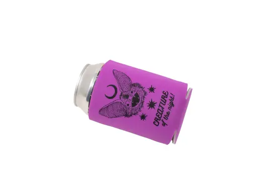 Purple Bat Can Holder