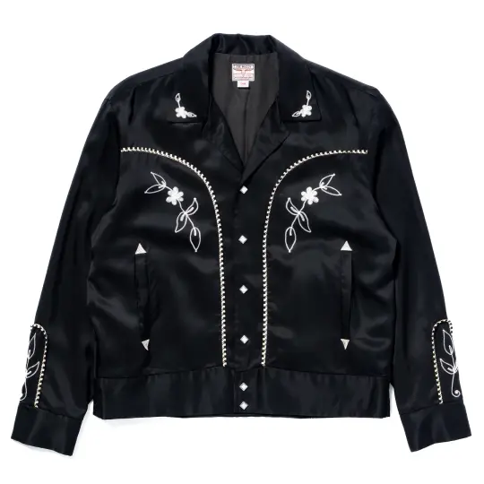 EMBROIDERED RAYON WESTERN JACKET