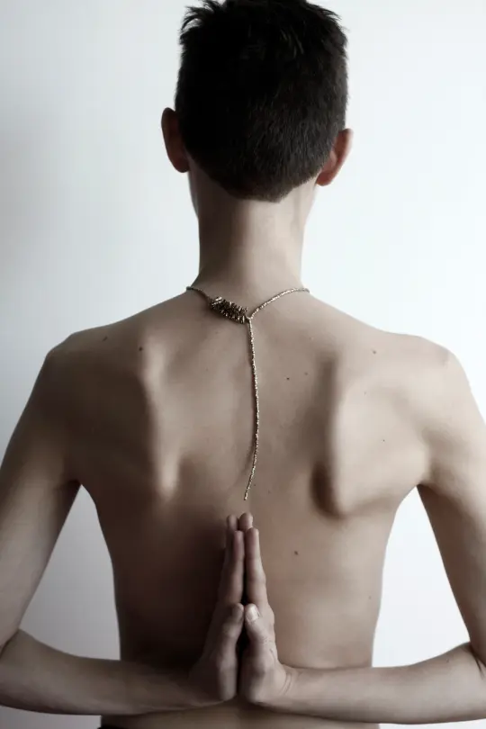 Golden doug fir necklace
