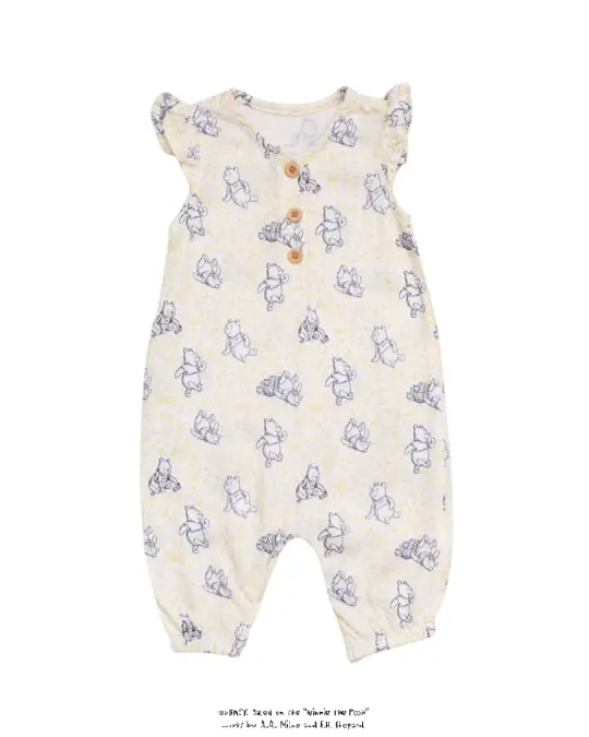 Caitlyn Romper - Yellow Hunny Pooh (3M left!)