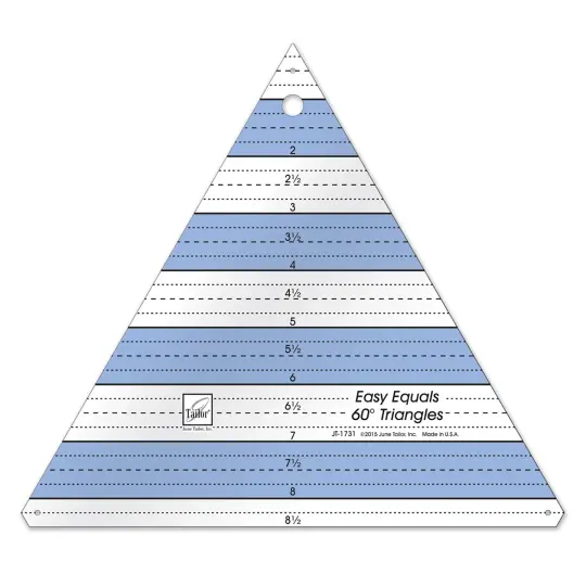 June Tailor-Easy Equals 60 Degree Triangle Ruler