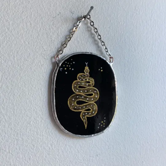 Gold Snake Cameo