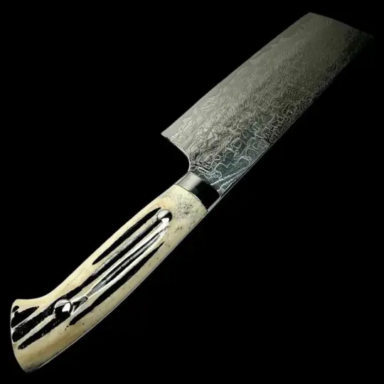 Takeshi Saji SG2 Diamond 170mm Nakiri with Cow Horn Handle