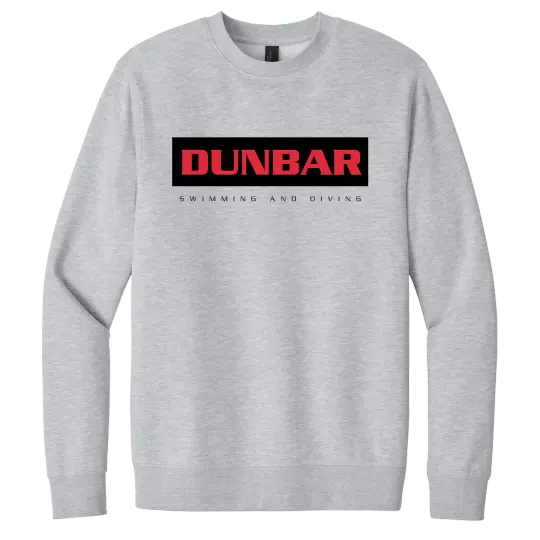 PLD Swim DT6104 Fleece Crewneck Sweatshirt - Dunbar Rectangle Logo