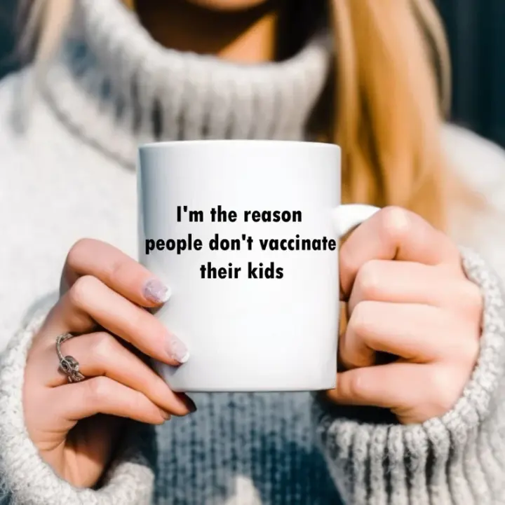 Funny autism quote mug