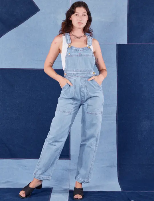Indigo Denim Original Overalls - Light Wash *FINAL SALE*