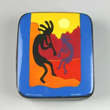 Indian Kokopelli Jewelry Box