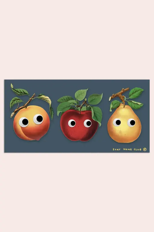 Googly Fruit Bumper Sticker
