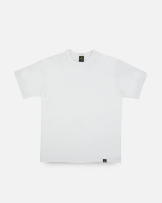 6.5oz Loopwheel Crew Neck T-Shirt - White