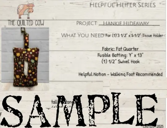 Helpful Heifer Hankie Hideaway