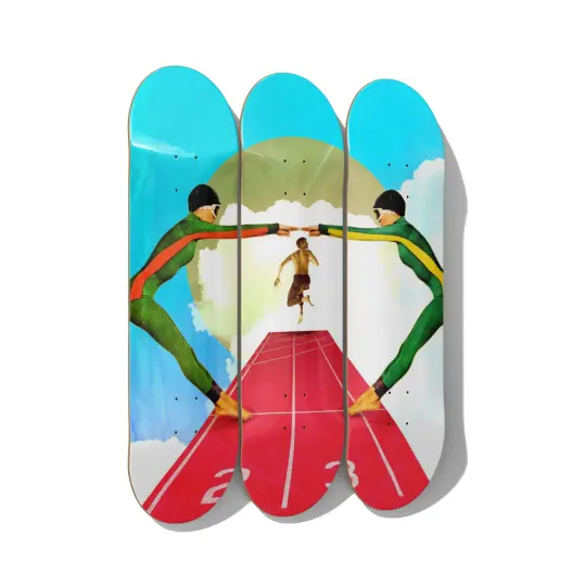 Skateboard Wall Art – Facing the Future by I AM SLIP