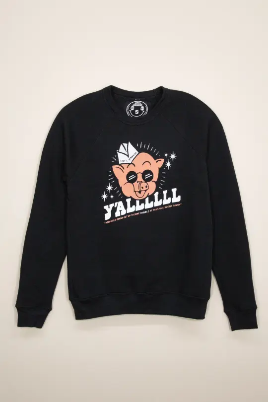 stay f. homekins: trouble sweatshirt