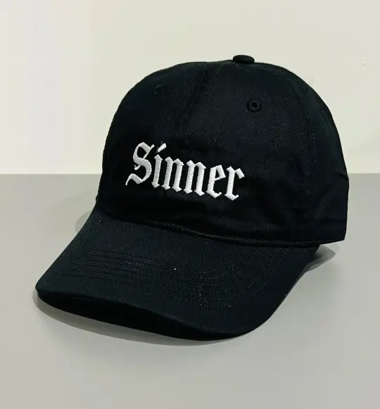 Sinner Embroidered Dad Hat