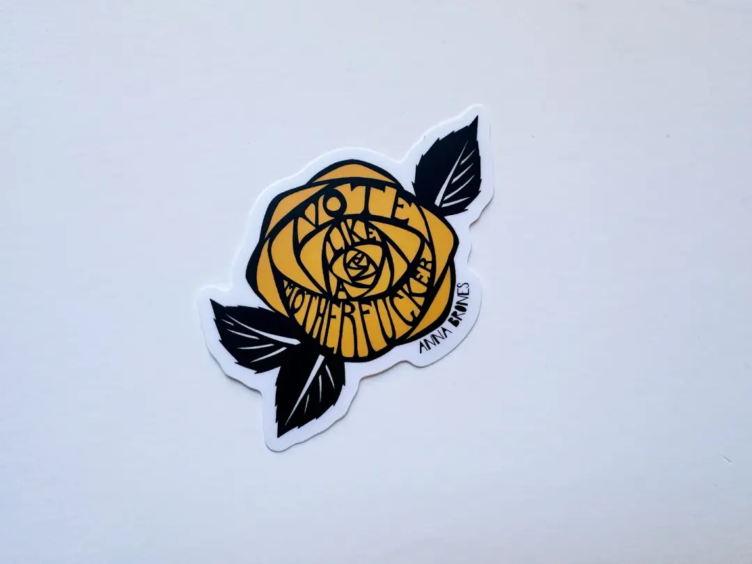 "Vote Like a Motherfucker" Sticker