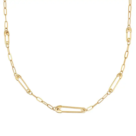 Safety Pin Necklace