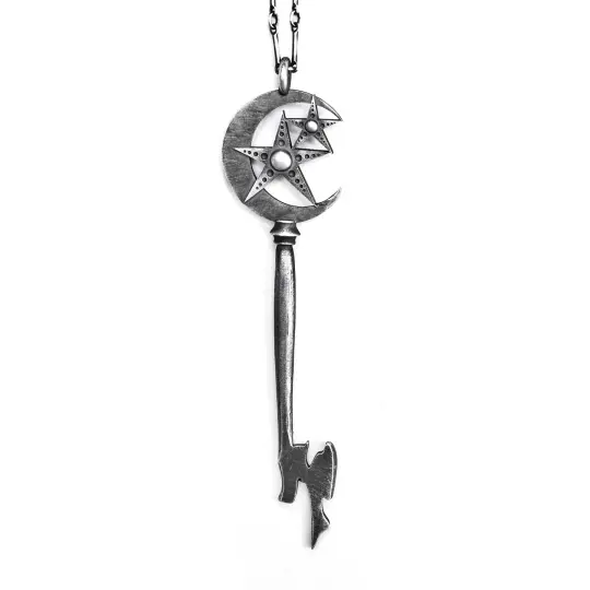 * Ready to Ship * The Key of Endless Night. 30" chain.