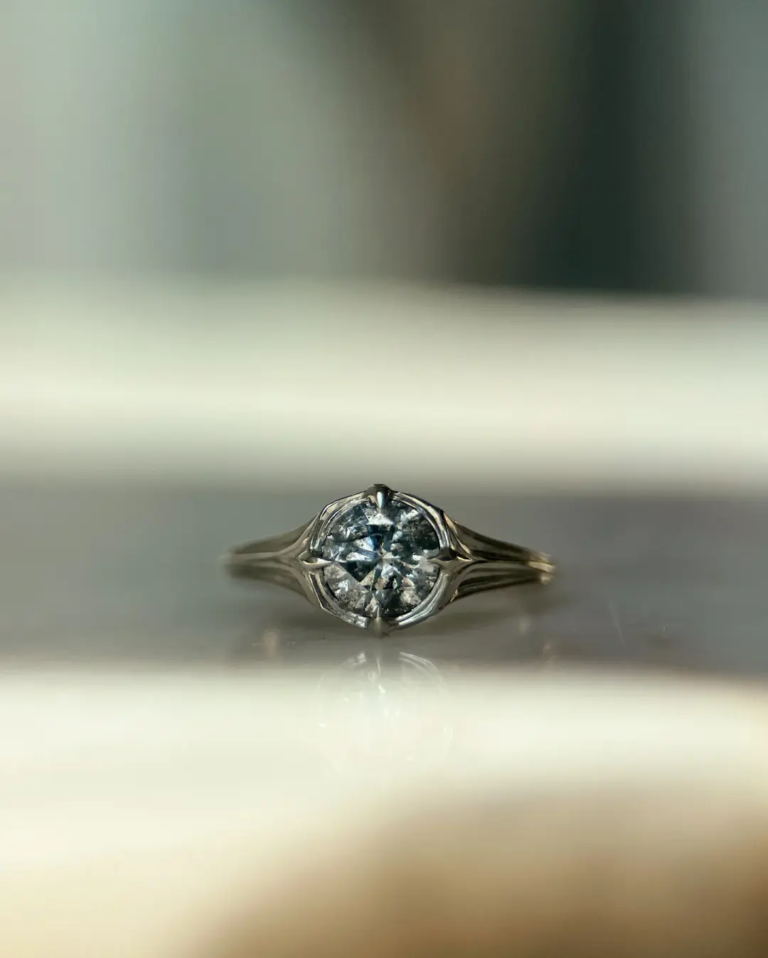 Rosette // 14kw + 1.31ct Diamond