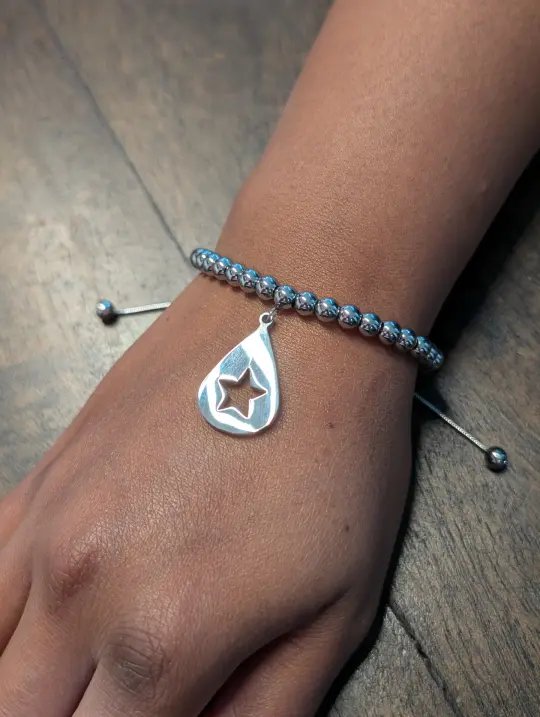 Conan Gray Bracelet- Star Pendant and Ball Chain Stainless Steel