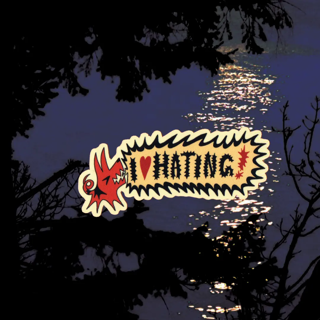 i <3 hating sticker