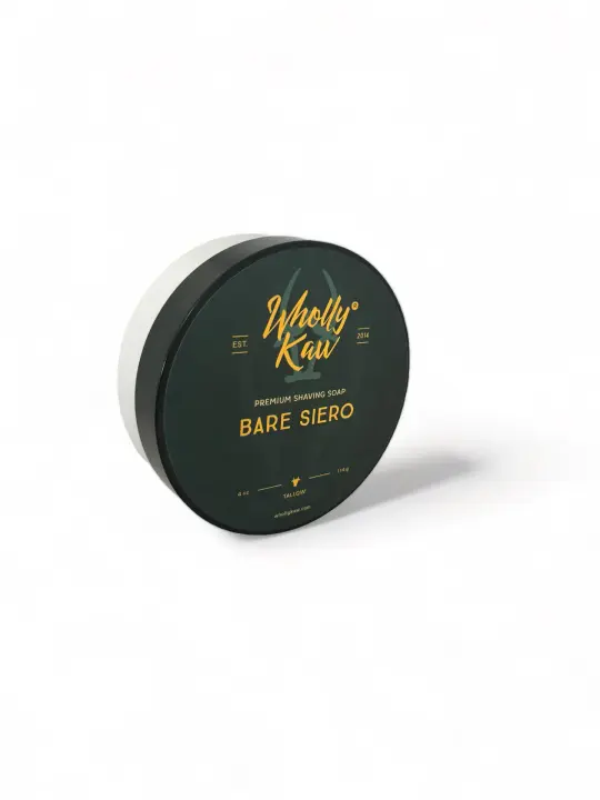 Tallow Shaving Soap (Unscented) – Bare Siero, for Sensitive Skin