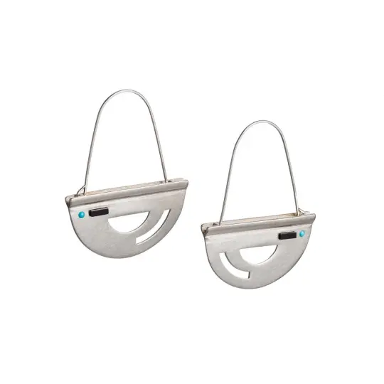 Sterling silver Barro earrings