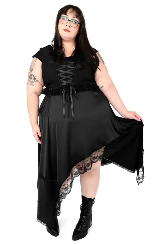 Bianca Satin Skirt - No Restock! - XS+4XL left!