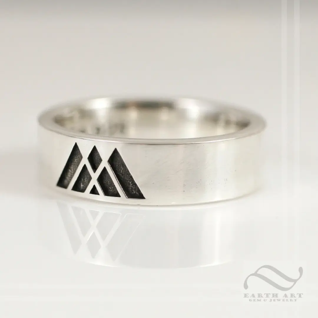 Warlock Band - Sterling or 14k