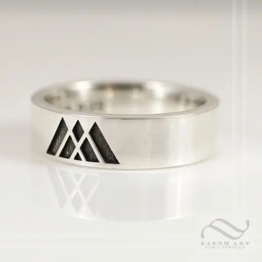 Warlock Band - Sterling or 14k