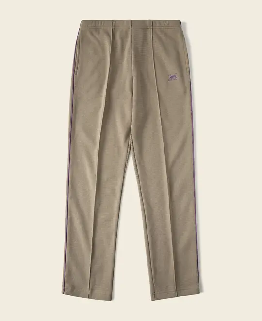 1970s Heavyweight Waffle Knit Jogger Pants - Khaki