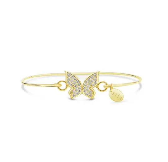 Pavé Icon Bracelet Butterfly
