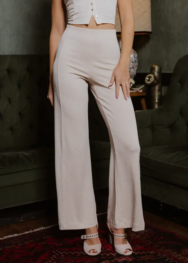 Brylee Pant in Ecru