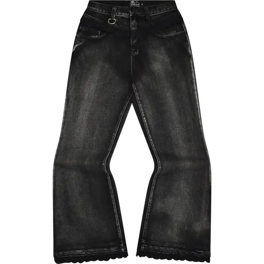 Black Lace Jeans