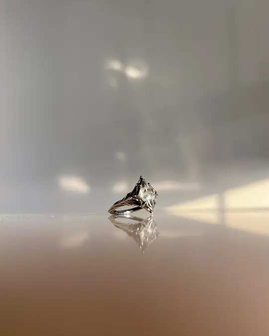 Snow Queen Pt III // 14kw + Aquamarine Sunstone