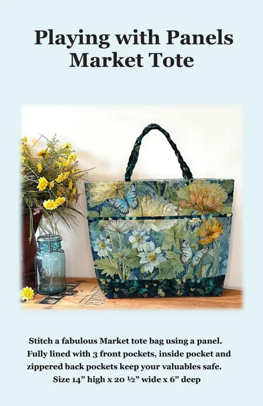 Playing With Panels Market Tote
