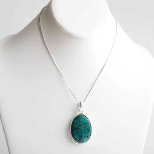 Beautiful Oval Turquoise Pendant