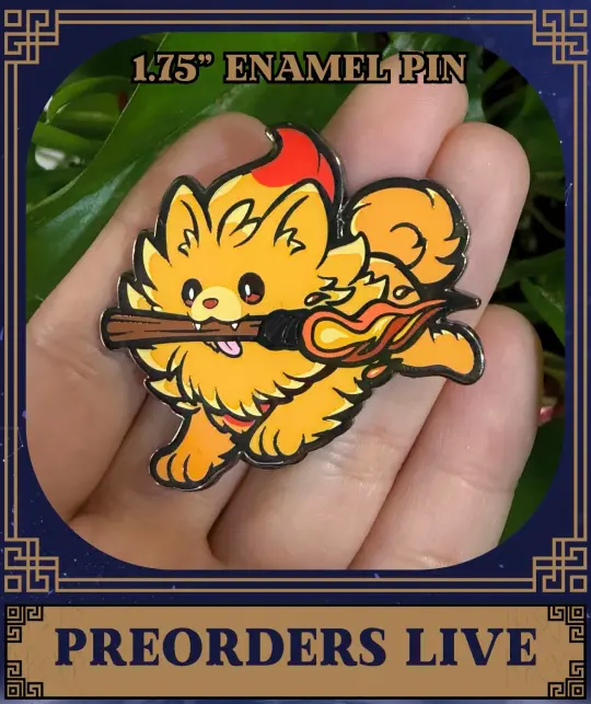 Pombon Hard Enamel Pin Preorders 1.75” (Unofficial Fanart)