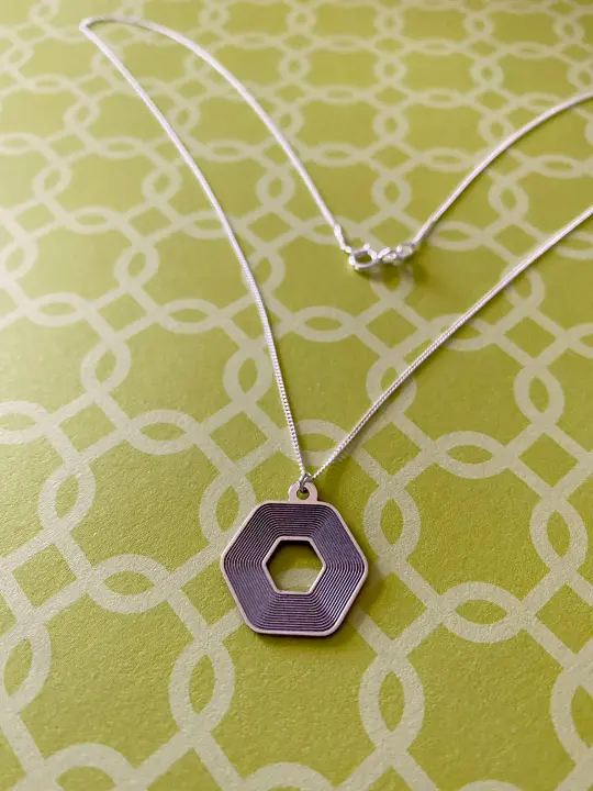 Saturns Pattern Smaller 3/4 inch Pendant