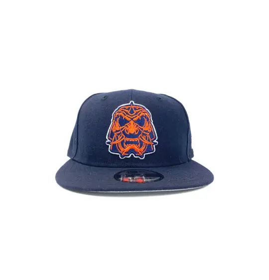 2520 X NEW ERA SENSHI AKA "THE WARRIOR" 9 FIFTY SNAPBACK -NAVY/ORANGE