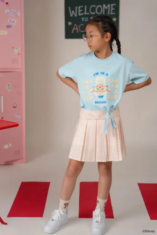 Tie-Front Crop Tee - Baaad Mood