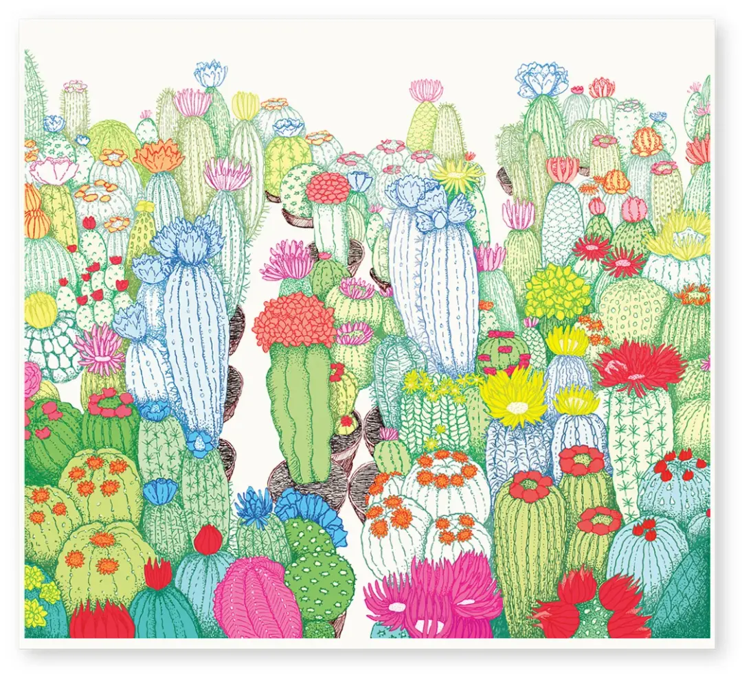 'Cactus Land' Limited Edition Art Print